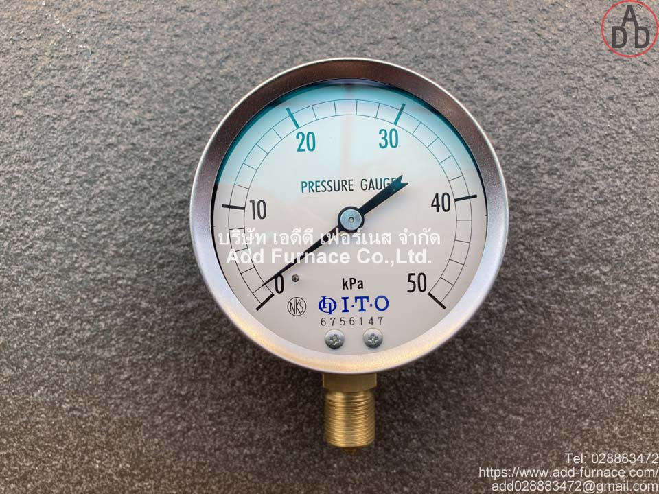 0~50kPa ITO KOKI K.K. Pressure Gauge (8)